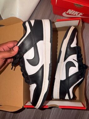 Nike Black and White Low-Profile Sneakers